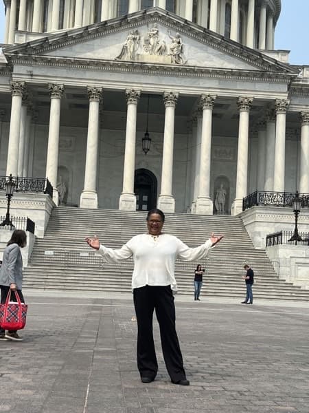 Pam Parker, who lives with peripheral artery disease
